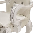 Dresden - Arm Chair (Set of 2) - Synthetic Leather & Bone White