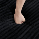 Modern Minimalist L Shape Modular Sectional Sofa, Corduroy Couch