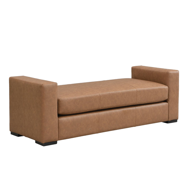 Ottoman With Unique Armrest Design For Living Spaces