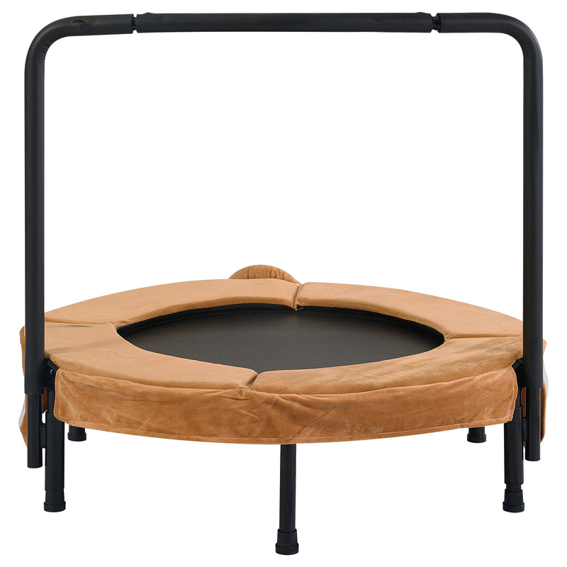 Children's Trampoline Happy Expression Outdoor / Indoor Dual Use, Foldable Iron Tube