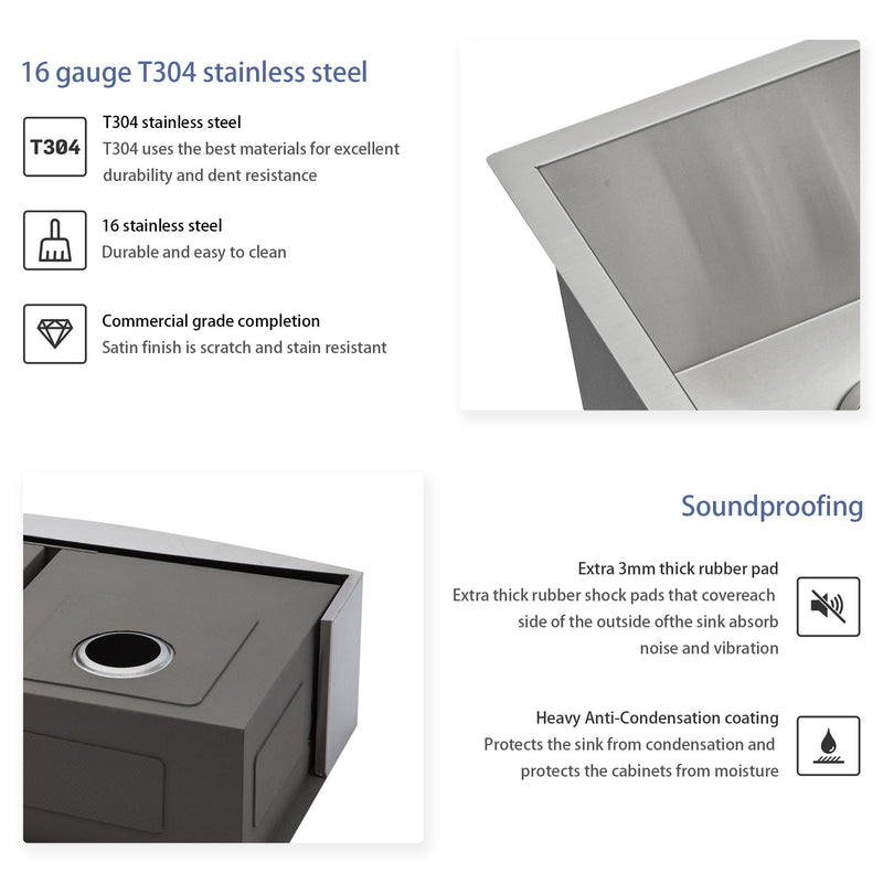 Farmhouse Double Bowl Sink With 50/50 Layout