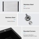 Quartz Kitchen Sink, Granite Composite, Drop In Sink With Durable Design