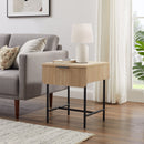Modern Fluted Door Minimalist Side Table