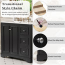 Bathroom Vanity With Sink, Soft-Close Doors, Adjustable U-Shelf, 3 Drawers