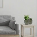 3 Pieces Ceramic Flowerpot, Planter For Patio, Garden Or Windowsills - Antique Light Green