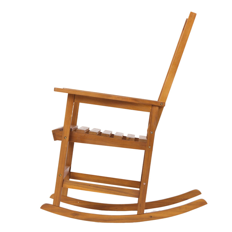 Acacia Indoor Rocking Chair, Outdoor Solid Patio Furniture
