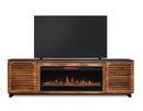 Graceland - Fireplace TV Stand Console For TVs Up To 100" - Black, Bourbon