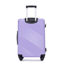 3 Piece Luggage Sets Lightweight Suitcase With Two Hooks, Spinner Wheels,