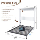 Queen Murphy Bed, Space Saving Design - White