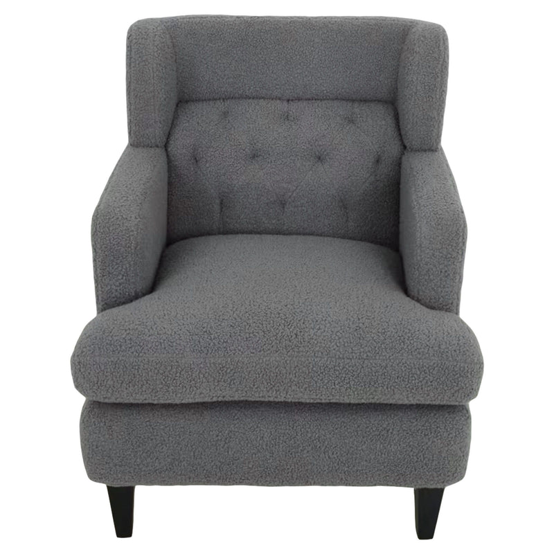 Upholstered Accent Chair Tufted Armchair For Living Room And Bedroom