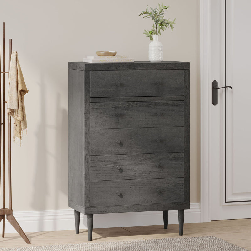 Nystrom - Mid Century Modern 5 Drawer Dresse
