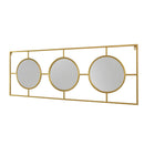 3 Mirror Piece Wall Mirror InRectangular Frame, Home Wall Decor For Bedroom Living Room