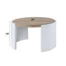 Zoma - Coffee Table - Oak & White High Gloss