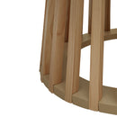 Modern Round Coffee Table With Grille Moldin