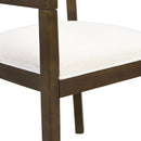 Contemporary Dining Chair Set With Armrests