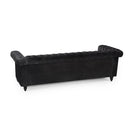 Chesterfield Style 3 Seater Sofa With Deep Button Tufting