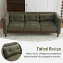 Upholstered Sofa Modern 3 Seater Sofa Couch With Tufted Design For Living Room