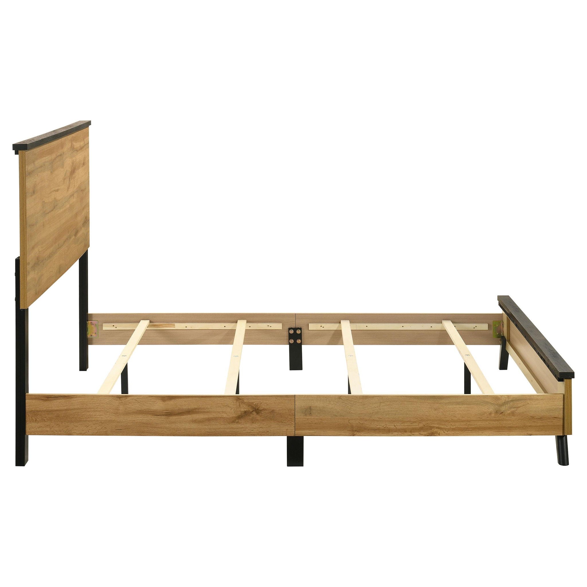 Kaywood 52-inch Queen Panel Bed Natural Pine
