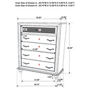 Barzini - 5-Drawer Bedroom Chest