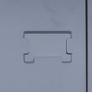 15 Door Lockers With Lock For Storage In Home, Gym, Office, And School - Gray