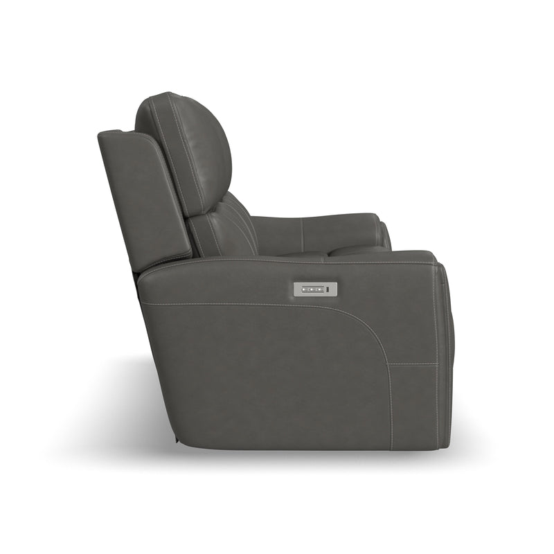 Carter - Power Reclining Sofa With Console & Power Headrests & Lumbar