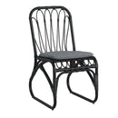 Outdoor Wicker Dining Chairs With Washable Cushion (Set of 2)