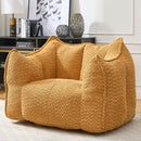 Comfortable Chenille Sofa Chairs With Highly Resilient Foam For Living Rooms And Bedrooms