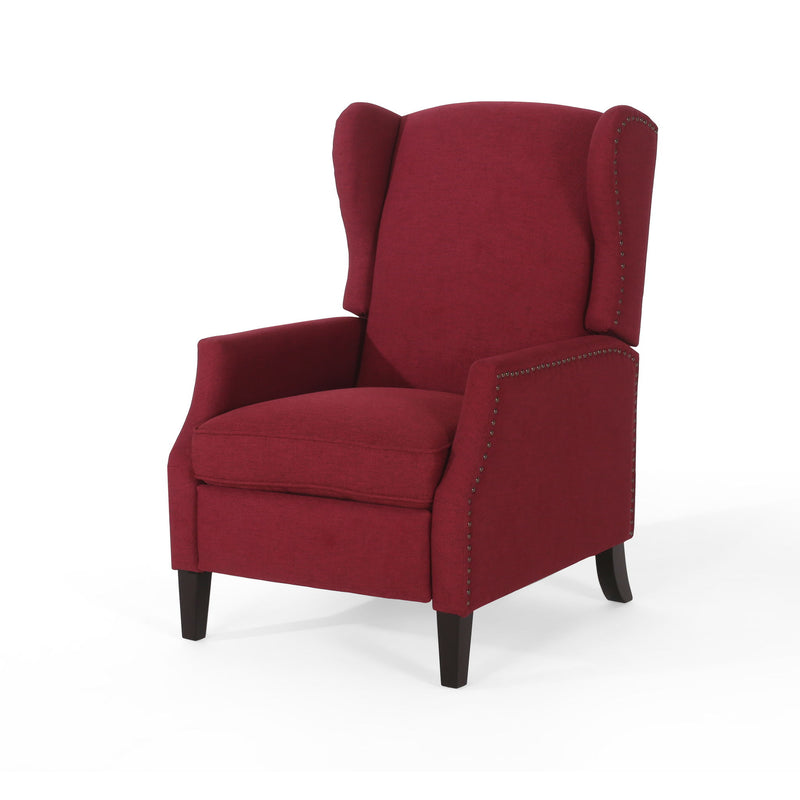Westeros Wing Back Fabric Upholstered Recliner