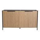 Contemporary Freestanding Bathroom Vanity With Adjustable Shelves