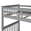 Bunk Bed With Ladders And 2 Storage Drawers