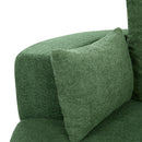 360° Swivel Accent Barrel Chair With 3 Removable Pillows For Living Room