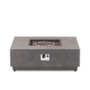 Modern Square Fire Pit With 50,000 Btu