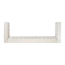 Contemporary 3 Seater Sofa With Button Tufting