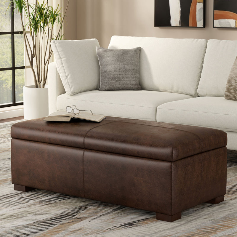 Gabbie - Coffee Table Upholstered Storage Ottoman