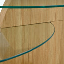 Contemporary Artistic Double Layer Coffee Table