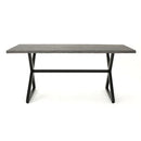 Rolando - Outdoor Aluminum Dining Table With Steel Frame