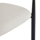 Upholstered Barstools With Back For Kitchen (Set of 2)