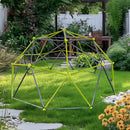10 Sided Climbing Frame For Outdoor Playground With Colorful Climbing Stones
