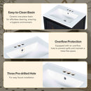 Bathroom Vanity Organizer With Sink, Combo Cabinet Set, Bathroom Storage Cabinet