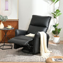 360° Modern Small Rocking Swivel Recliner Chair With Side Pocket