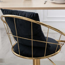 Unique Design Bar Chair, 360 Degree Rotation, Adjustable Height, Suitable For Dining Room And Bar