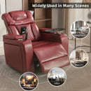 270 Degree Swivel Power Recliner With Tray Table, Phone Holder, Cup Holder, USB Port