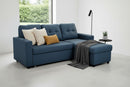 Convertible L Shaped Sectional Sleeper Sofa Bed, Saving Pull Out Couch