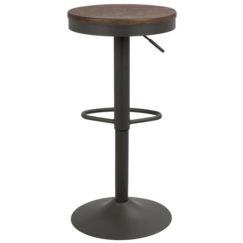 Dakota - Industrial Adjustable Barstool (Set of 2)