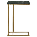 Vicente - Marble Top C-Shaped Sofa Side Table