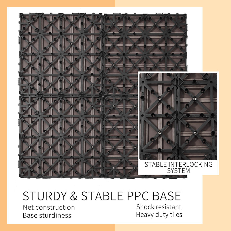 Composite Deck Tiles, Resist Rust, Water, Weather