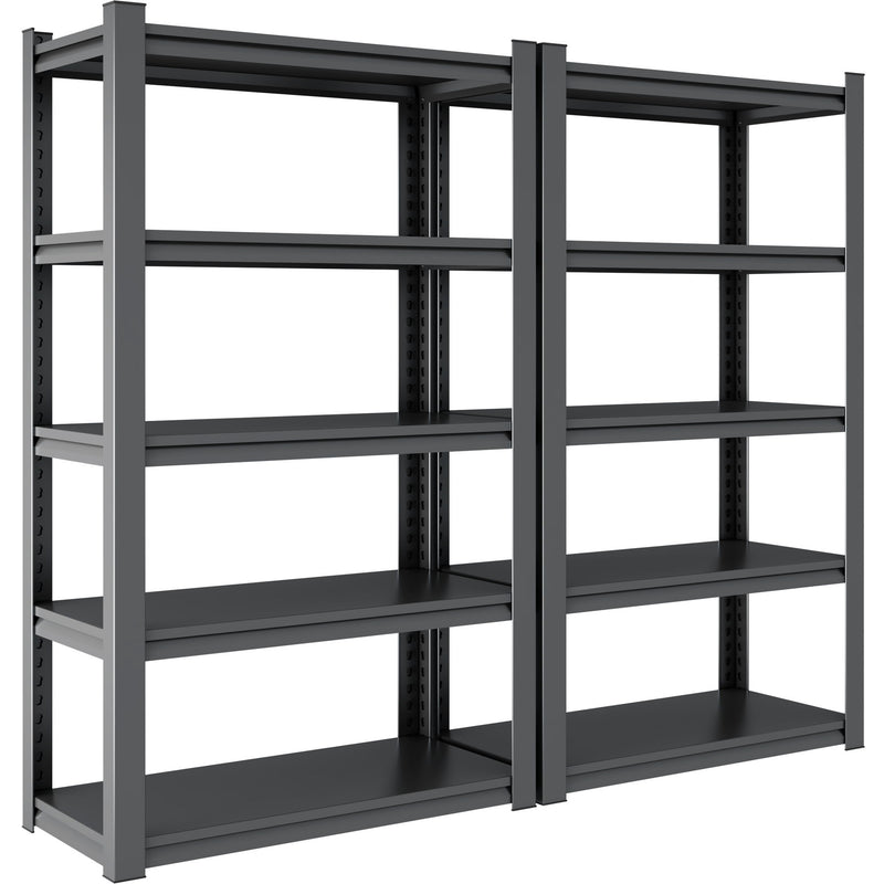 Industrial Heavy Duty Metal Garage Shelving Unit, Adjustable Storage Rack