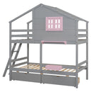 Bunk Bed With Playhouse Roof And Window
