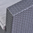 Outdoor Wicker Club Chair With Water Resistance