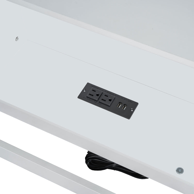 Floor Bed With Storage Cabinets And USB Ports